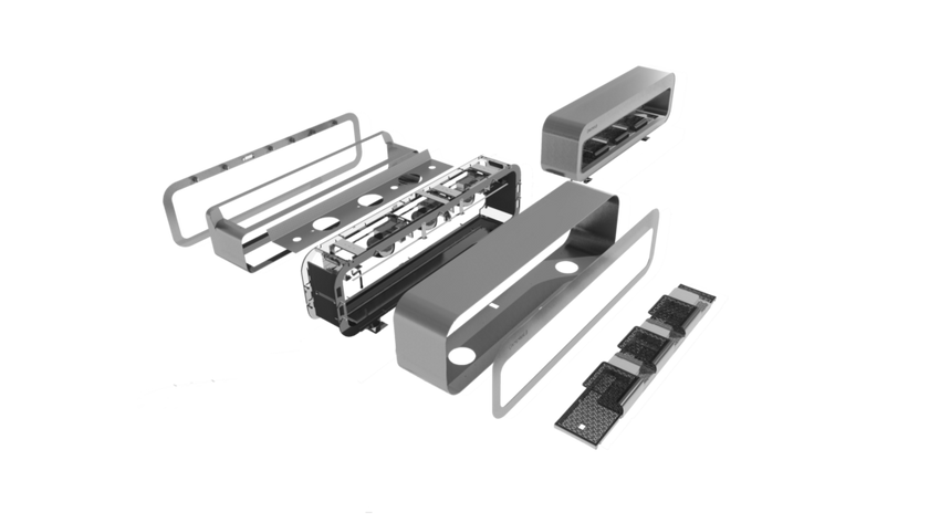 Aremde STYLUS One – exploded view of the interchangeable panels